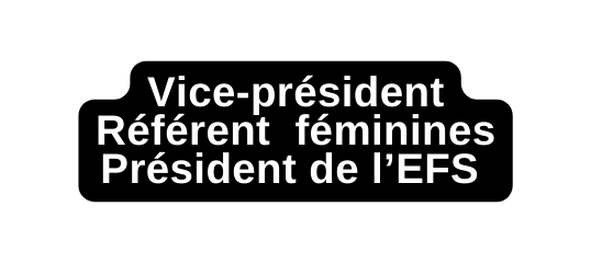 Vice président Référent féminines Président de l EFS