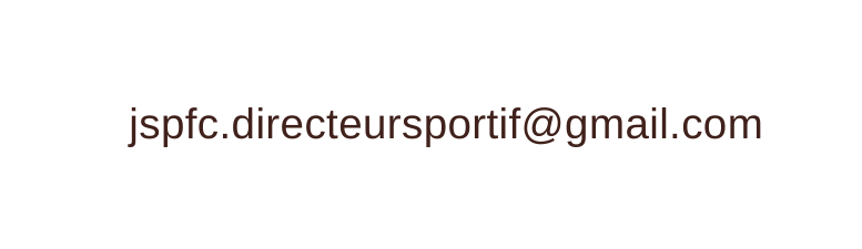 jspfc directeursportif gmail com